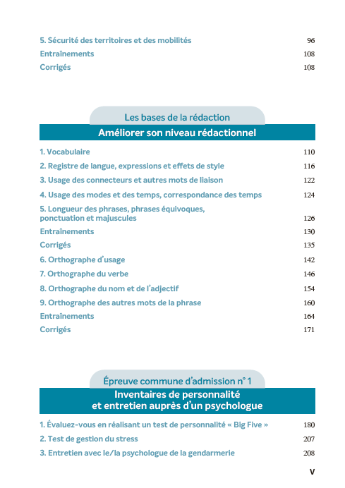 Concours Sous-officier de gendarmerie externe et interne - Tout-en-un 2025/2026