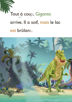 Mes premières lectures 100% syllabiques avec Gigantosaurus - Niveau 2 - Le mystère du lac - Larousse