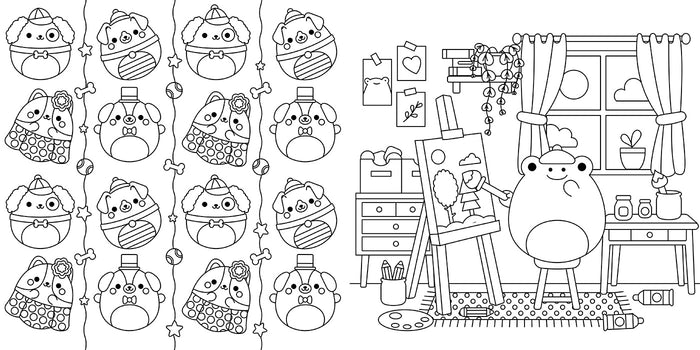 Coloriages Mes petits amis - Si bien ensemble !