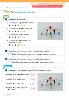 Cap Maths CP - Cahier de Géométrie-Mesure