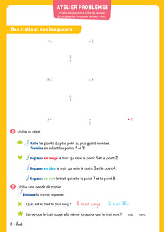 Cap Maths CP - Cahier de Géométrie-Mesure