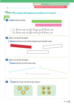 Cap Maths CP - Cahier de Géométrie-Mesure