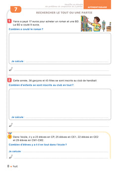 Chaque jour compte - Maths CE2 - Cahier de problèmes