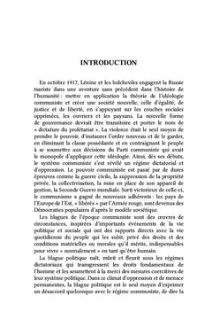 Grandeur et déclin de la blague politique dans le bloc communiste (1917-1991)