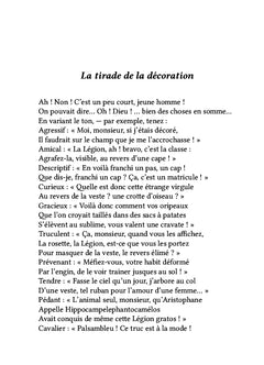 Oulipo... de banane et Cie