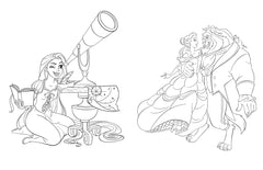 Princesses à colorier