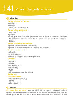 TOUT LE DE AMBULANCIER - DEA - MODULES 1 À 10 EN FICHES MEMOS - REVISION 5E ED