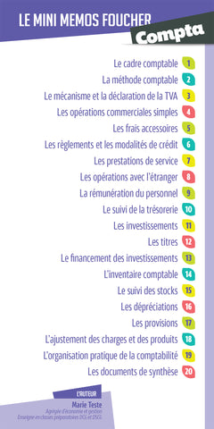 Les mini memos Foucher - Comptabilité