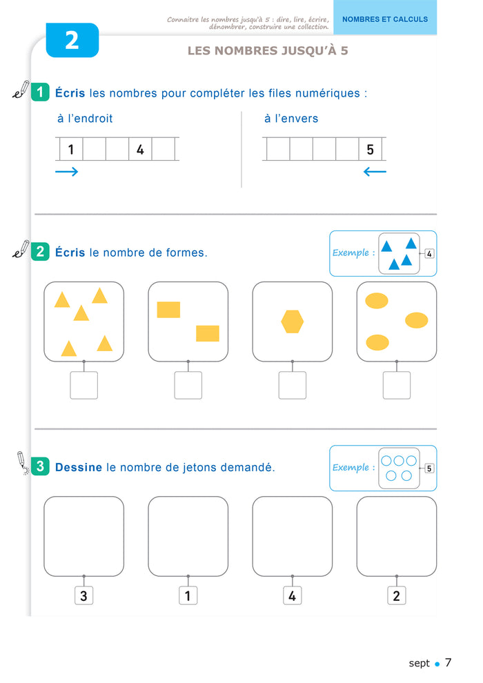 Chaque jour compte - Maths CP - Ed. 2025 - Fichier élève