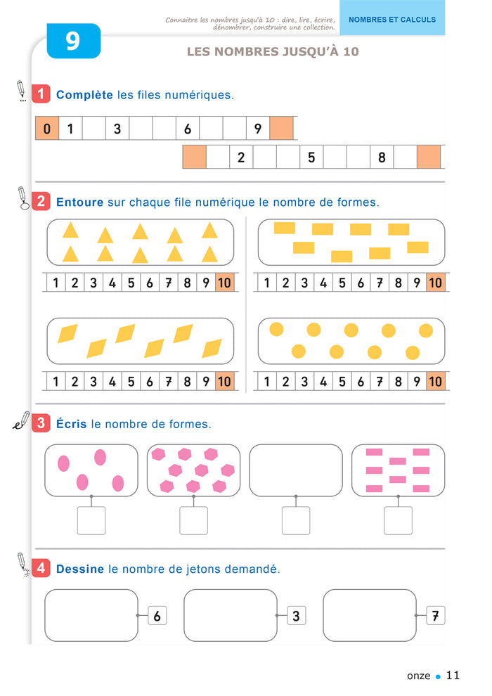 Chaque jour compte - Maths CP - Ed. 2025 - Fichier élève