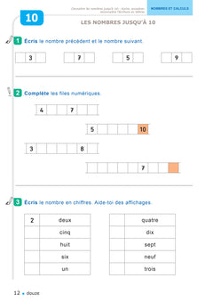 Chaque jour compte - Maths CP - Ed. 2025 - Fichier élève