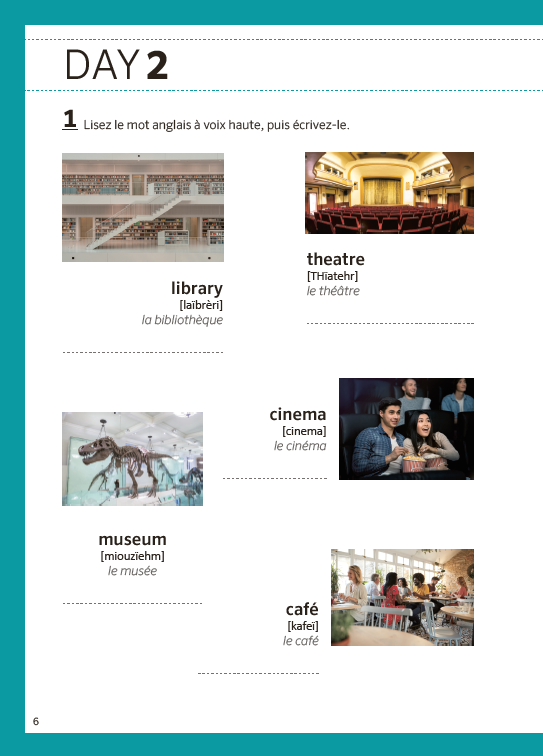 L'anglais en 5 mots par jour