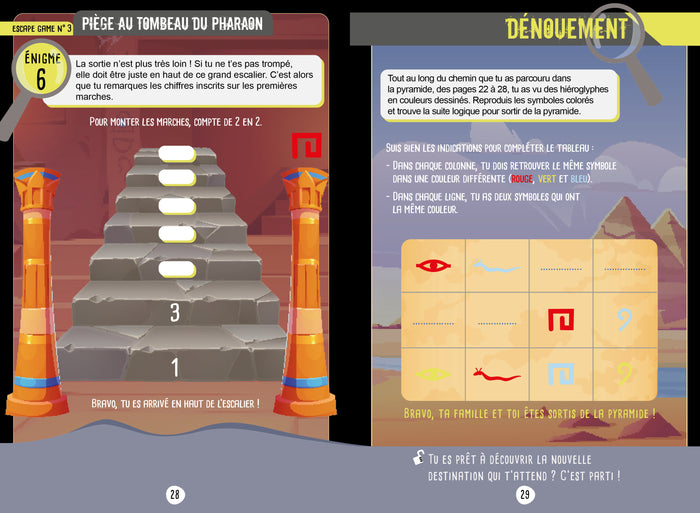 Escape game des petits génies - Du CP au CE1 - Cahier de vacances