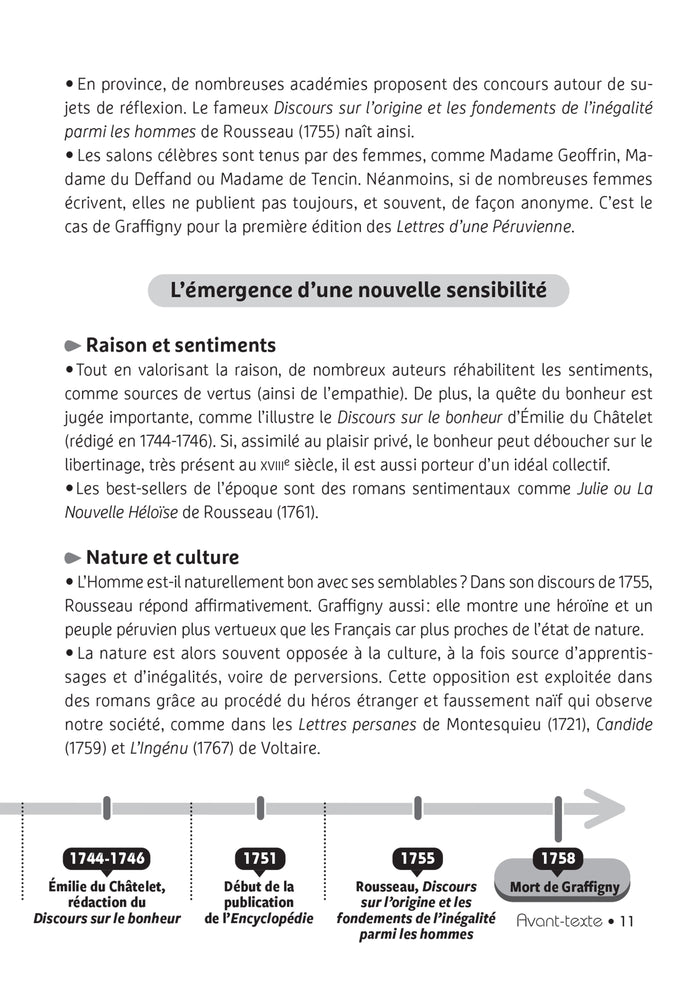 Lettres d'une Péruvienne (oeuvre au programme du Bac de français 2026, 1re)