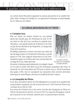 Lettres d'une Péruvienne (oeuvre au programme du Bac de français 2026, 1re)