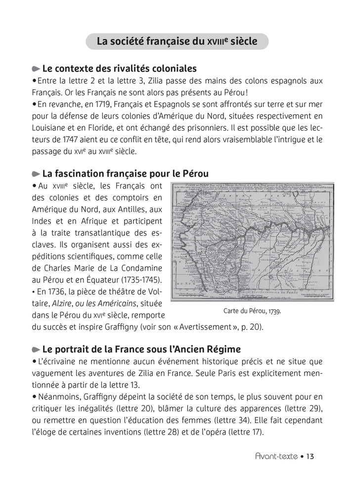 Lettres d'une Péruvienne (oeuvre au programme du Bac de français 2026, 1re)