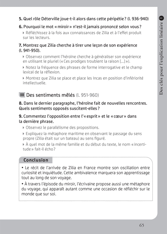 Lettres d'une Péruvienne (oeuvre au programme du Bac de français 2026, 1re)