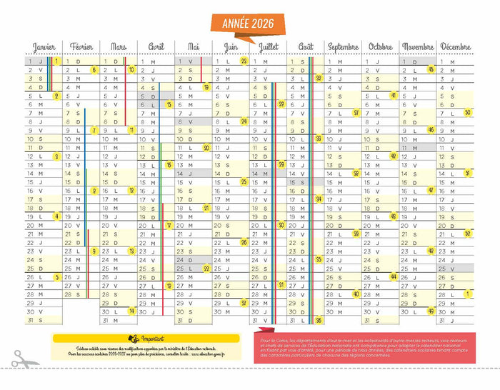 Agenda S'organiser en famille 2025-2026