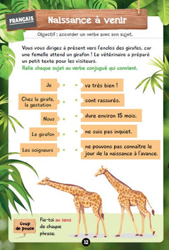 Mes énigmes UNE SAISON AU ZOO - Du CM1 au CM2 - Cahier de vacances