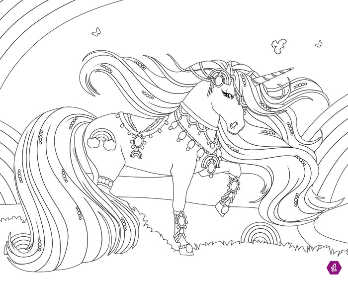 Licornes de rêve - Carnet créatif - Magie Arc-en-ciel