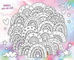 Licornes de rêve - Carnet créatif - Magie Arc-en-ciel