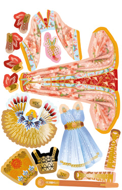 Princesses du monde - bloc à spirale