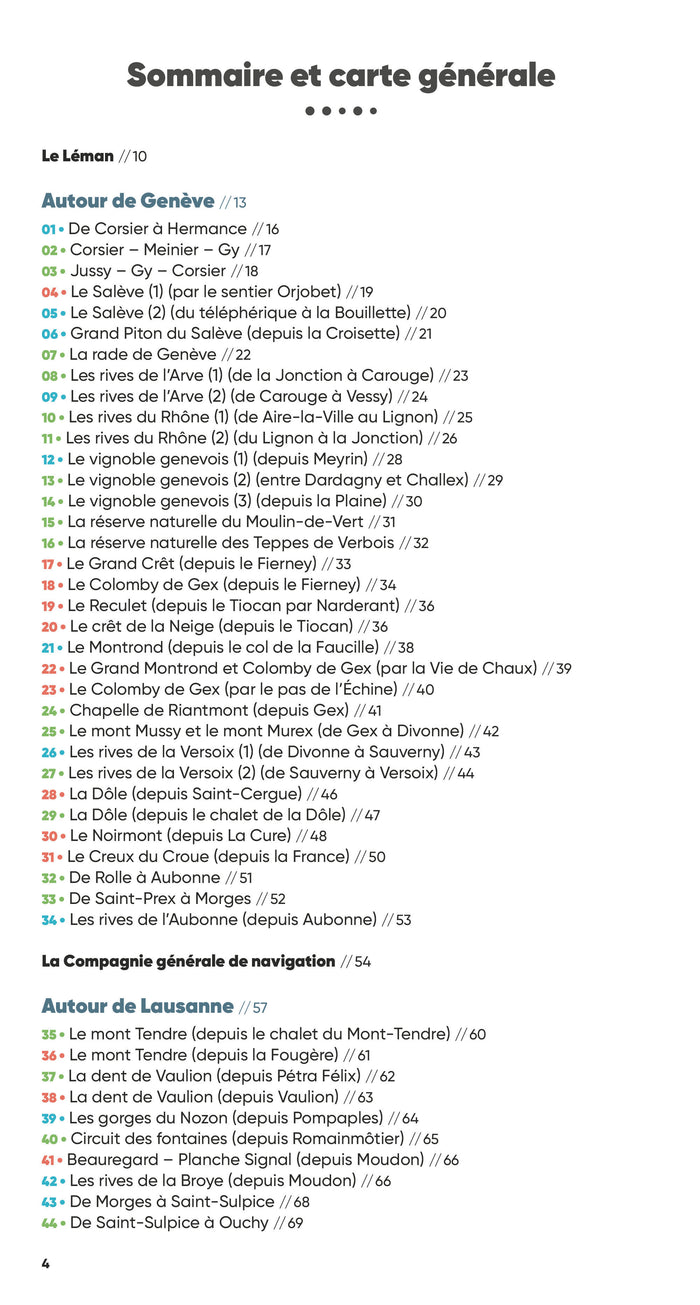 Autour du Léman, les plus belles randonnées