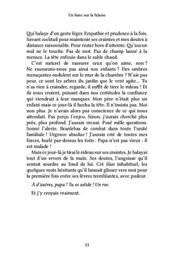 Un banc sur la falaise