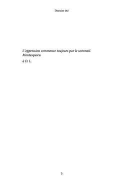 Dernier été