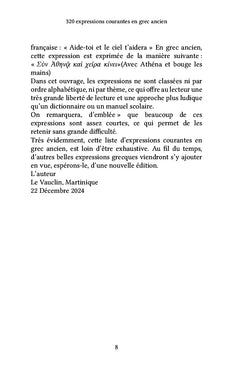 320 expressions courantes en grec ancien