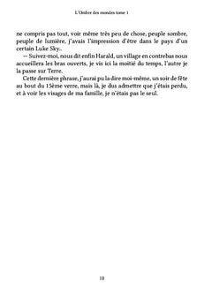 L'ombre des mondes, tome 1