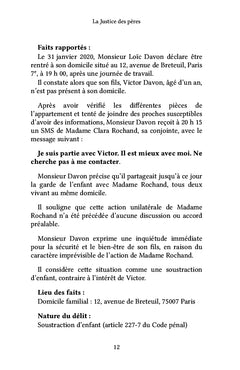 La justice des pères