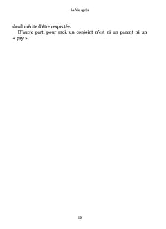 La vie après