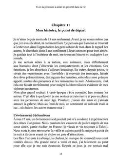 Tu es la personne à aimer en priorité dans ta vie