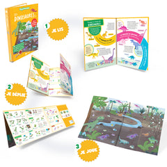 Les dinosaures - DépliMondes 4 ans +