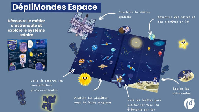 L'espace - DépliMondes 4 ans +