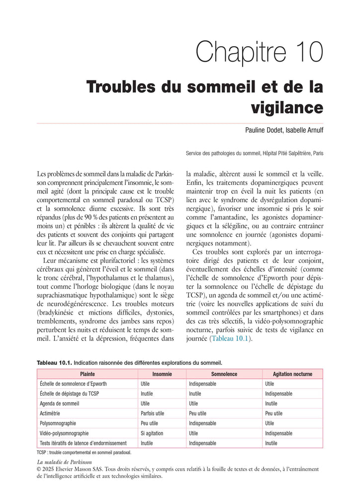 La maladie de Parkinson