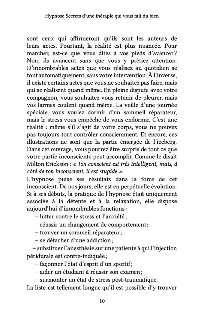 Hypnose - Secrets d'une thérapie qui vous fait du bien