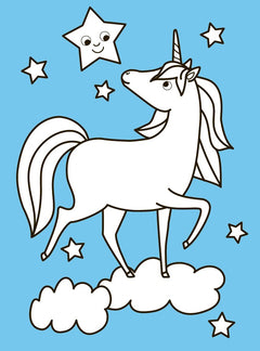 Mon livre à colorier - Les licornes