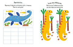 Mon super livre de jeux de maternelle - Les dinosaures