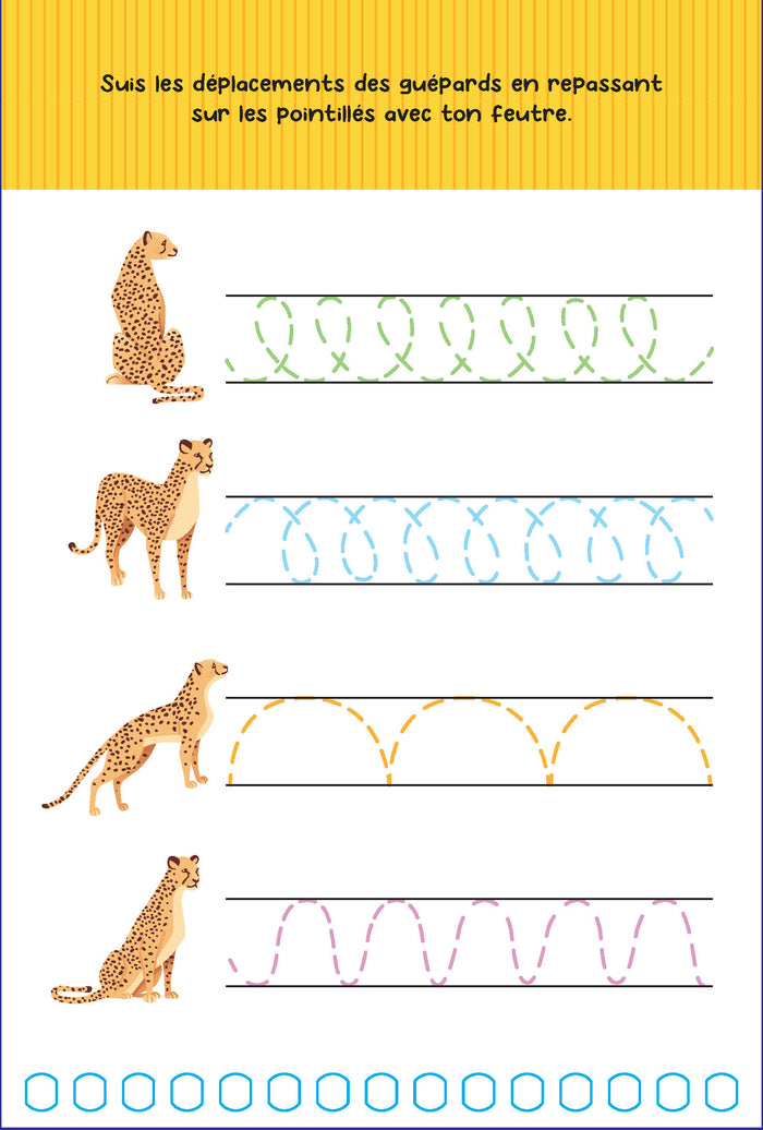 J'apprends à écrire : Animaux étonnants 5+