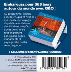 Mini calendrier 365 jours autour du monde Géo