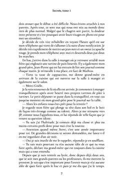 Secrets, tome 1