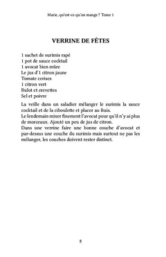 Marie, qu'est-ce qu'on mange ? Tome 1