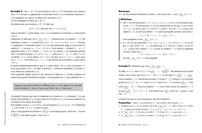 Analyse - Licence 1re année - 3e éd.