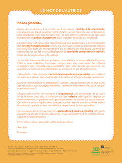 Je rentre en maternelle