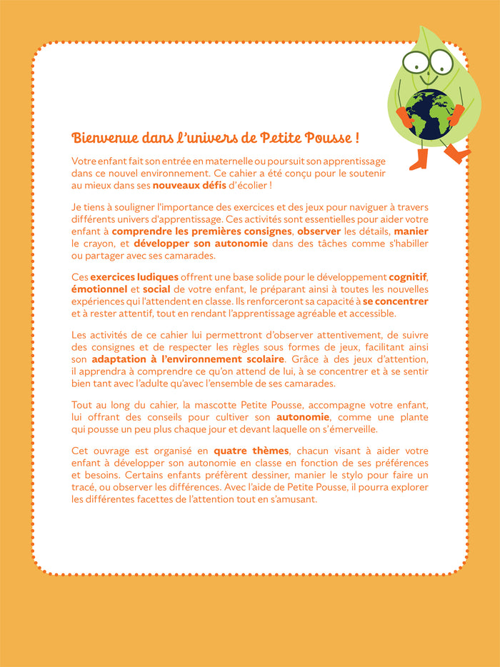 Je rentre en maternelle