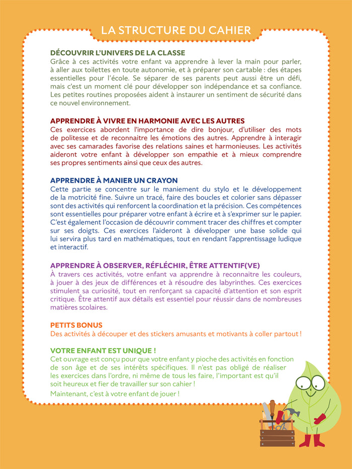 Je rentre en maternelle