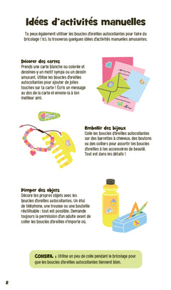 Boucles d'oreille autocollantes: Les licornes