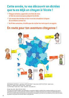 En route pour la dictée ! CM - Notre aventure citoyenne - Cahier élève